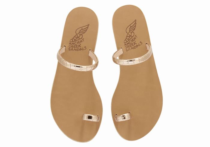 Sandali Con Puntale Ancient Greek Sandals Ophion Donna Rosa Oro | RRK643ID