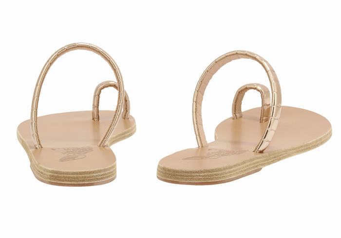 Sandali Con Puntale Ancient Greek Sandals Ophion Donna Rosa Oro | RRK643ID