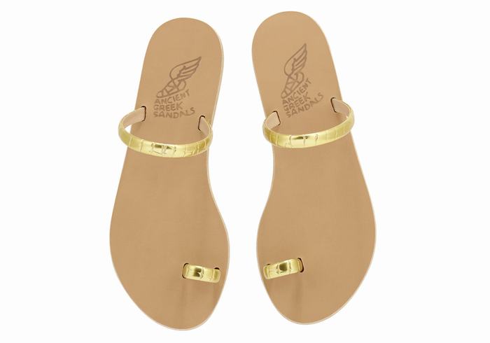 Sandali Con Puntale Ancient Greek Sandals Ophion Donna Oro | LGE78YP