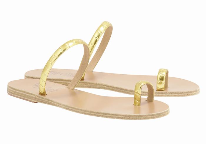 Sandali Con Puntale Ancient Greek Sandals Ophion Donna Oro | LGE78YP