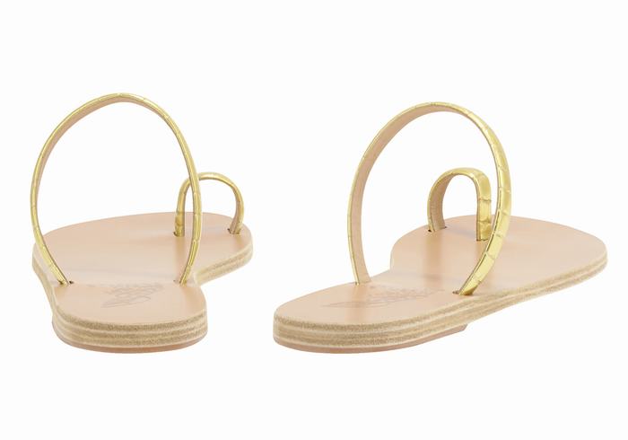 Sandali Con Puntale Ancient Greek Sandals Ophion Donna Oro | LGE78YP