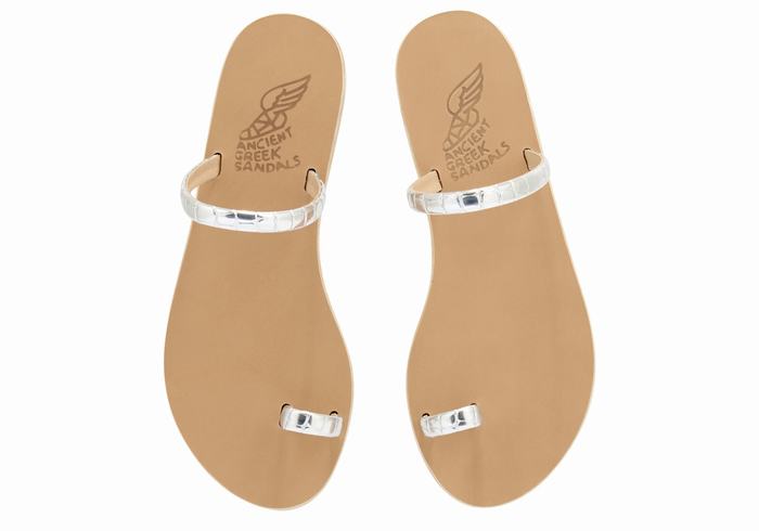 Sandali Con Puntale Ancient Greek Sandals Ophion Donna Argento | LSZ8734QU