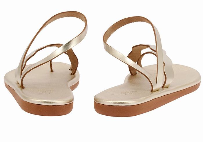 Sandali Con Puntale Ancient Greek Sandals Koralia Donna Oro Bianche | KAJ9130HF