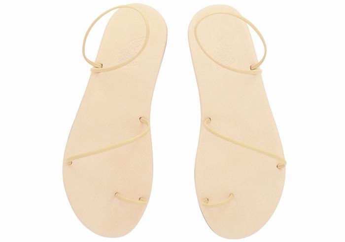 Sandali Con Puntale Ancient Greek Sandals Kansiz Donna Beige | CUW1065WZ