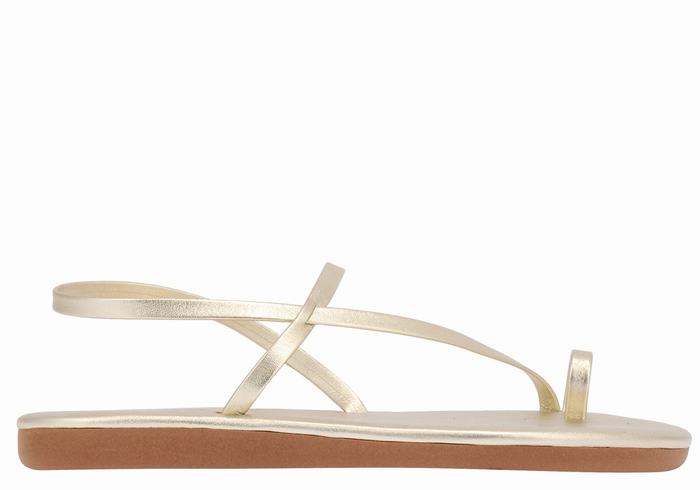 Sandali Con Puntale Ancient Greek Sandals Euterpe Donna Oro Bianche | WYG843FY