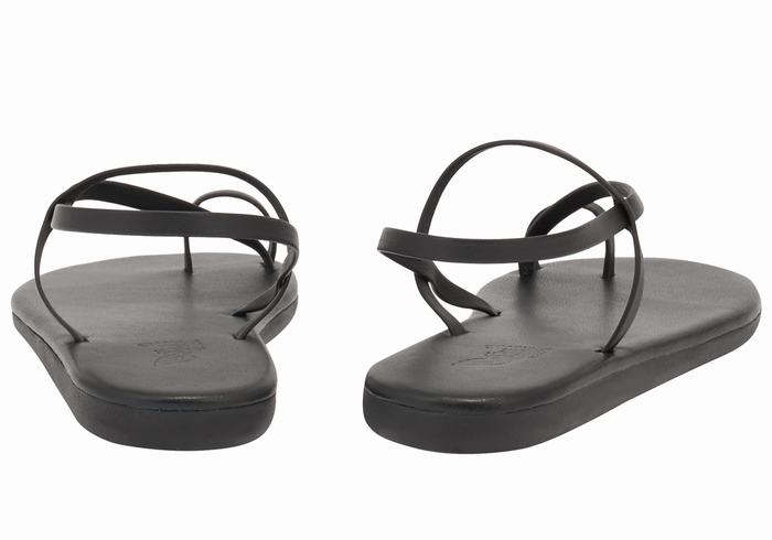 Sandali Con Puntale Ancient Greek Sandals Euterpe Donna Nere | YYX1490VL