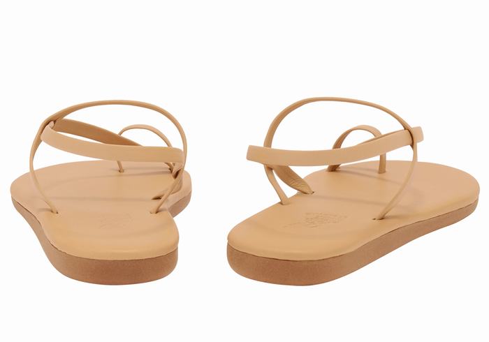 Sandali Con Puntale Ancient Greek Sandals Euterpe Donna Beige | QRI4542RZ