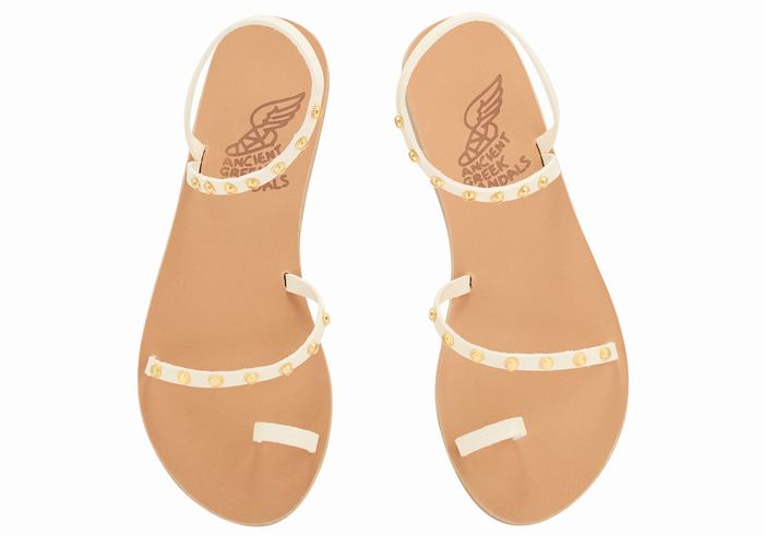 Sandali Con Puntale Ancient Greek Sandals Eleftheria Bee Donna Bianche | LVM3444TN