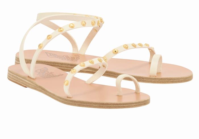 Sandali Con Puntale Ancient Greek Sandals Eleftheria Bee Donna Bianche | LVM3444TN