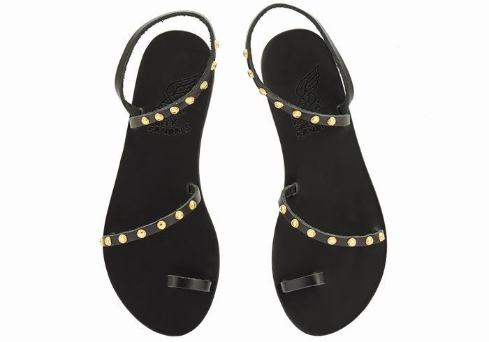 Sandali Con Puntale Ancient Greek Sandals Eleftheria Bee Donna Nere | KXW8991YD