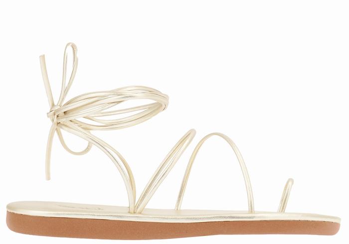 Sandali Con Puntale Ancient Greek Sandals Du Donna Oro Bianche | TLJ6878YQ