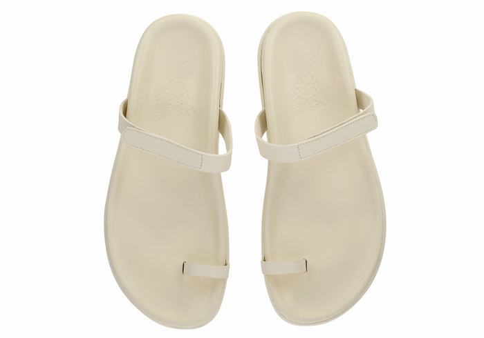 Sandali Con Puntale Ancient Greek Sandals Dokos Donna Bianche | QSQ8874HJ