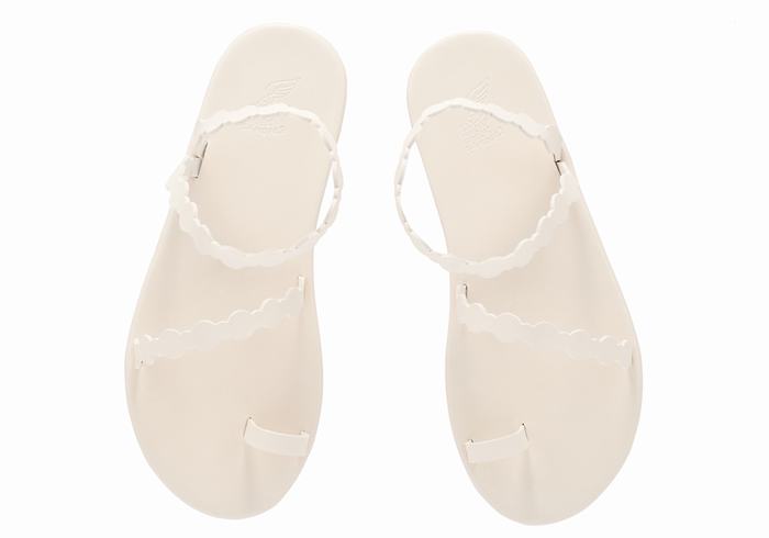 Sandali Con Puntale Ancient Greek Sandals Cronos Donna Bianche | VVZ155FC