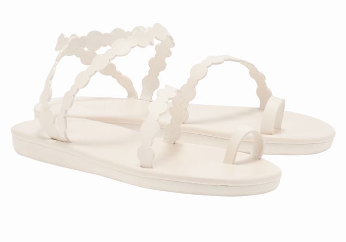 Sandali Con Puntale Ancient Greek Sandals Cronos Donna Bianche | VVZ155FC