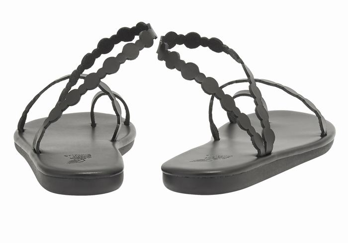 Sandali Con Puntale Ancient Greek Sandals Cronos Donna Nere | EMW889LI