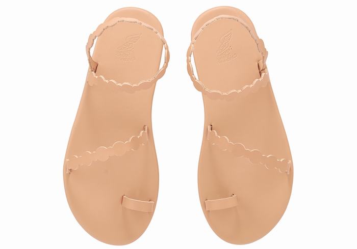 Sandali Con Puntale Ancient Greek Sandals Cronos Donna Beige | TNV167DN