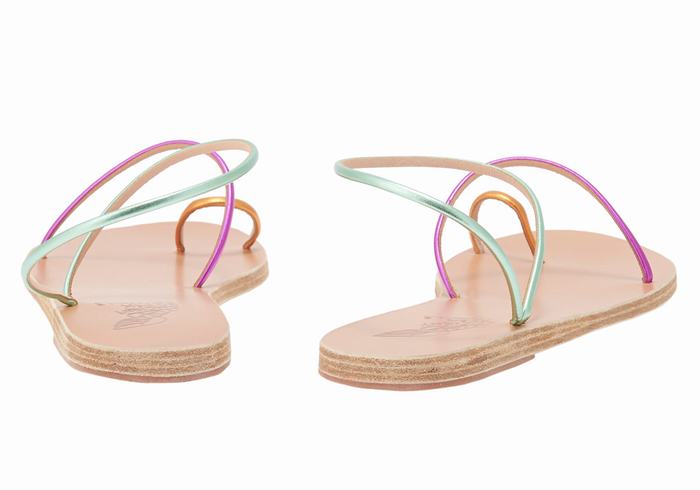 Sandali Con Puntale Ancient Greek Sandals Chora Donna Oro Viola Verdi | SNJ841PZ