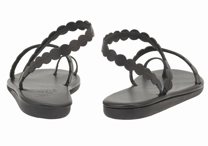 Sandali Con Puntale Ancient Greek Sandals Aura Donna Nere | LBN762NI