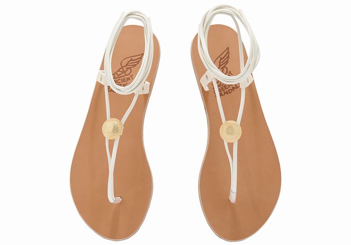 Sandali Da Gladiatore Ancient Greek Sandals Persephone Donna Bianche | PGH2119MC