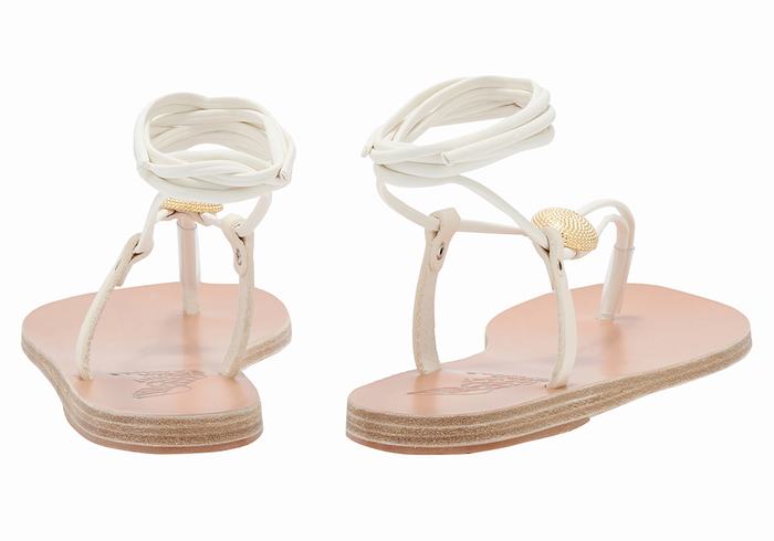 Sandali Da Gladiatore Ancient Greek Sandals Persephone Donna Bianche | PGH2119MC