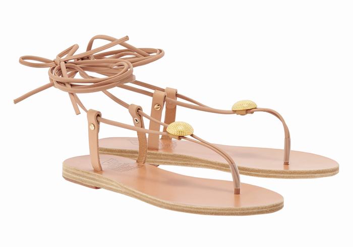 Sandali Da Gladiatore Ancient Greek Sandals Persephone Donna Beige | CEX2264WI