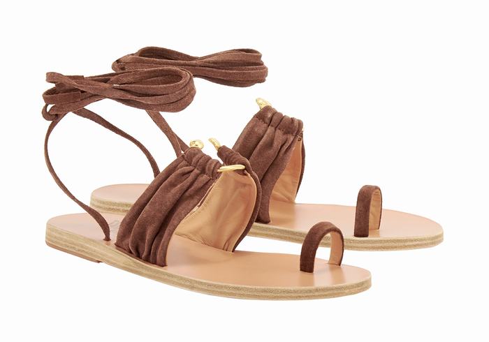 Sandali Da Gladiatore Ancient Greek Sandals Kerasia Donna Caffè | UMX984ZR