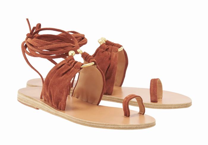 Sandali Da Gladiatore Ancient Greek Sandals Kerasia Donna Caffè | WYP7364FU