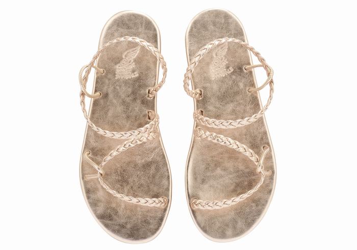 Sandali Intrecciati Ancient Greek Sandals Maya Donna Rosa Oro | CLA166EQ