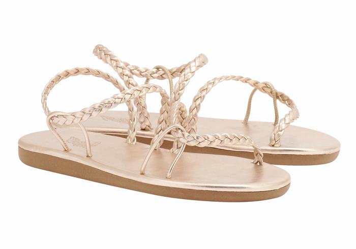 Sandali Intrecciati Ancient Greek Sandals Maya Donna Rosa Oro | CLA166EQ