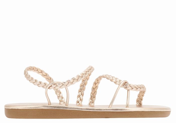 Sandali Intrecciati Ancient Greek Sandals Maya Donna Rosa Oro | CLA166EQ