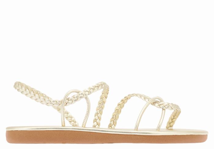 Sandali Intrecciati Ancient Greek Sandals Maya Donna Oro Bianche | LQB93GX