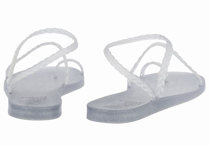 Sandali Intrecciati Ancient Greek Sandals Eleftheria Donna Grigie Oro | LCC4315UU