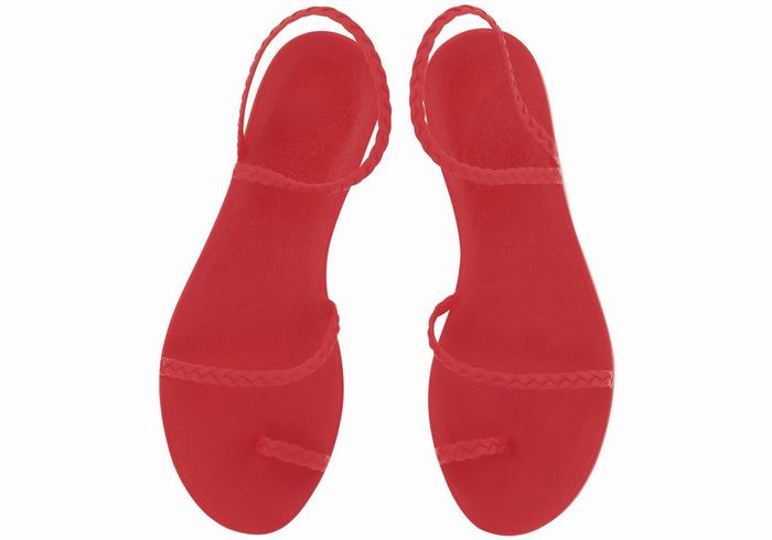 Sandali Intrecciati Ancient Greek Sandals Eleftheria Donna Rosse | RDU5744PG