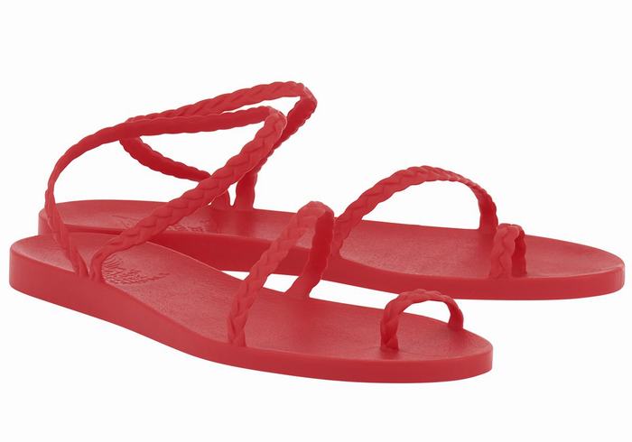 Sandali Intrecciati Ancient Greek Sandals Eleftheria Donna Rosse | RDU5744PG