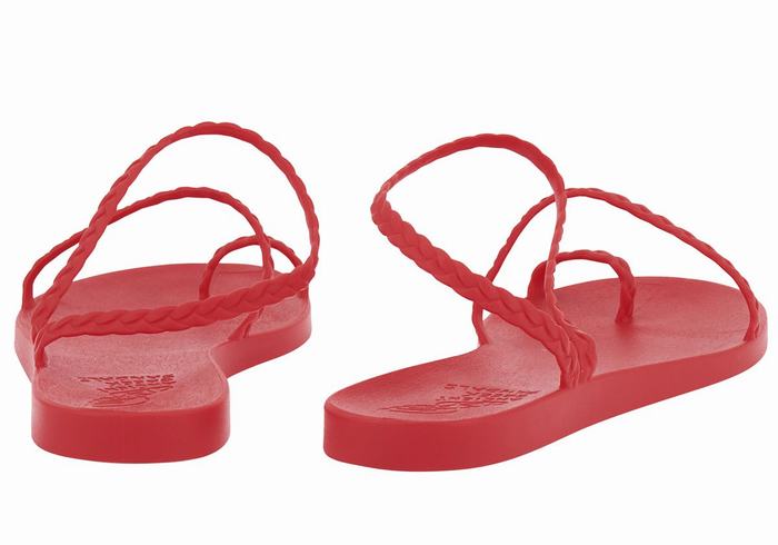 Sandali Intrecciati Ancient Greek Sandals Eleftheria Donna Rosse | RDU5744PG