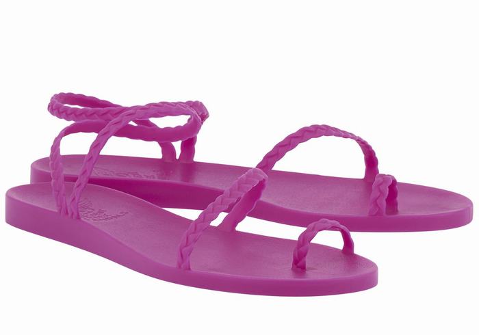 Sandali Intrecciati Ancient Greek Sandals Eleftheria Donna Viola | FSZ3320MR