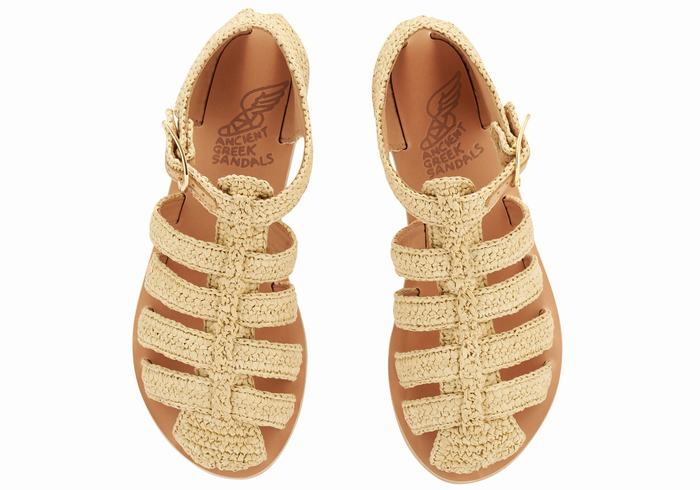 Sandali Pescatore Ancient Greek Sandals Homeria Donna Beige | NLP9793AM