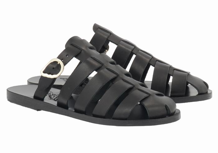 Sandali Pescatore Ancient Greek Sandals Cosmia Donna Nere | NXP1239FU