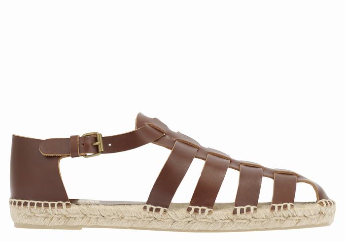 Sandali Pescatore Ancient Greek Sandals Samos 210 Uomo Marroni | EQF846TW