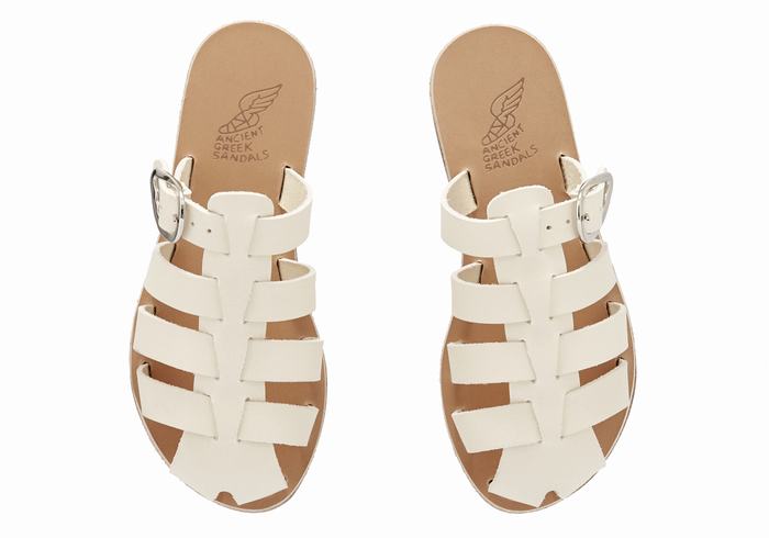 Sandali Pescatore Ancient Greek Sandals Little Cosmia Soft Bambino Bianche | BRD2975YH