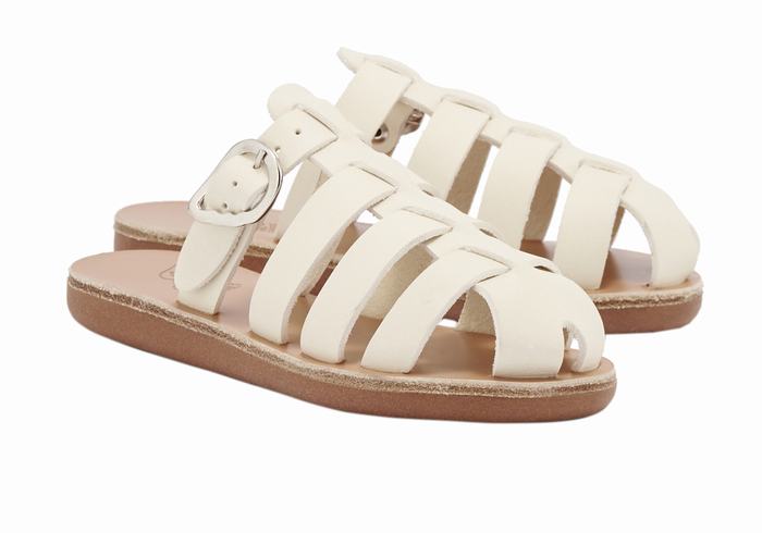 Sandali Pescatore Ancient Greek Sandals Little Cosmia Soft Bambino Bianche | BRD2975YH