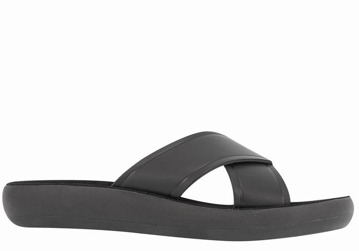 Sandali Scorrevoli Ancient Greek Sandals Thais Comfort Donna Nere | VMS6365FX