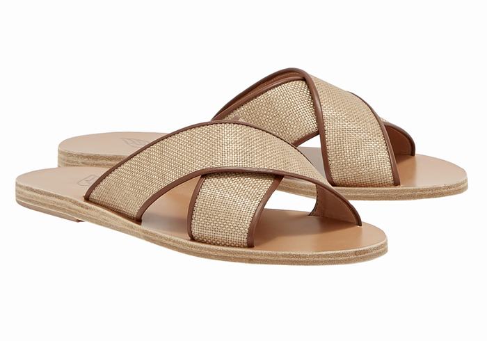 Sandali Scorrevoli Ancient Greek Sandals Thais Donna Beige Marroni | UQU7272PA