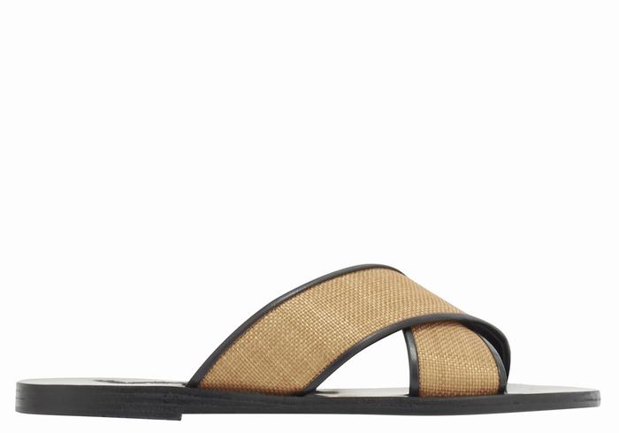 Sandali Scorrevoli Ancient Greek Sandals Thais Donna Marroni Nere | TXT1246UU