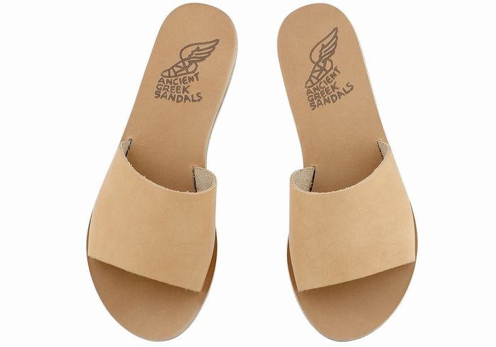 Sandali Scorrevoli Ancient Greek Sandals Taygete Donna Beige | UFP6223QB