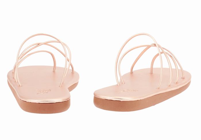 Sandali Scorrevoli Ancient Greek Sandals Pu Donna Rosa Oro | JDU6029OQ