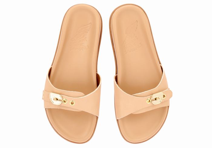 Sandali Scorrevoli Ancient Greek Sandals Odi Donna Beige | QAX225PZ