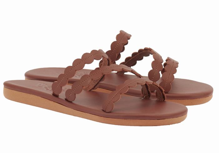 Sandali Scorrevoli Ancient Greek Sandals Oceanis Donna Caffè | DYK8557MW