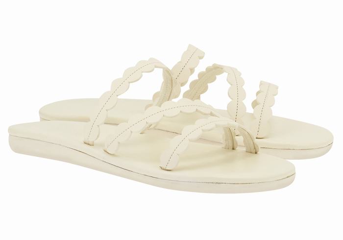 Sandali Scorrevoli Ancient Greek Sandals Oceanis Donna Bianche | KBC9241VC