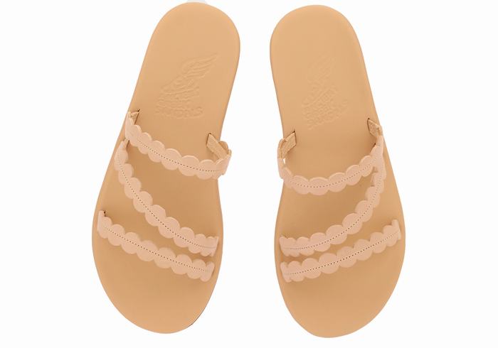 Sandali Scorrevoli Ancient Greek Sandals Oceanis Donna Beige | JYU8954NS